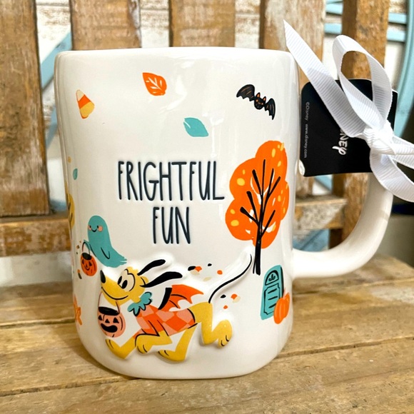 Rae Dunn Disney Other - Disney Rae Dunn Pluto FRIGHTFUL FUN” Halloween Mug New